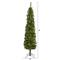 6ft. Pre-Lit Green Artificial Christmas Tree, Clear LED Lights